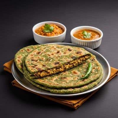 Sattu Paratha (1Pc) And Methi Paratha (1Pc)