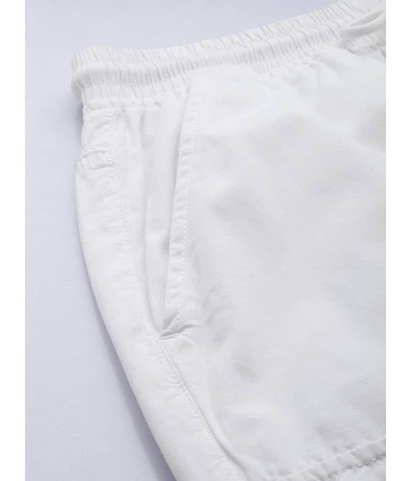 Bene Kleed Unisex Parachute Fit Cotton Cargos Trousers view 6