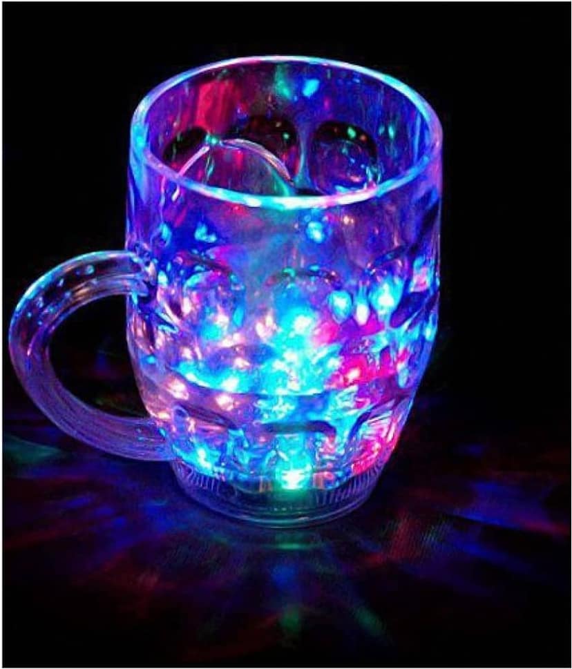 HL-HI LEE Color Led Light cup Plastic Milk Mug 1 Pcs 350 mL