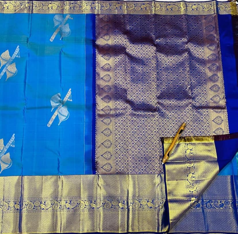 Pure silk sarees view 3