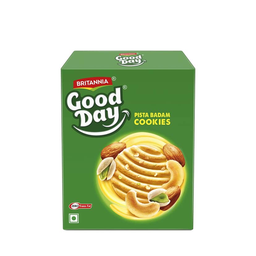 Britannia Good Day Pista Badam Cookies, 250 g