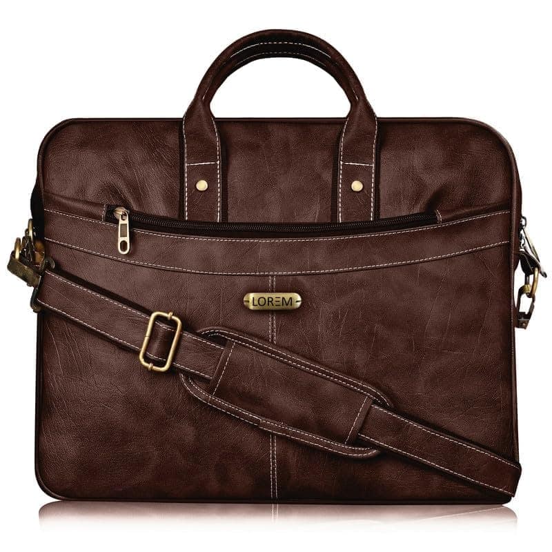 LOREM 10L Faux Leather Messenger Bag For Men & Women-UF
