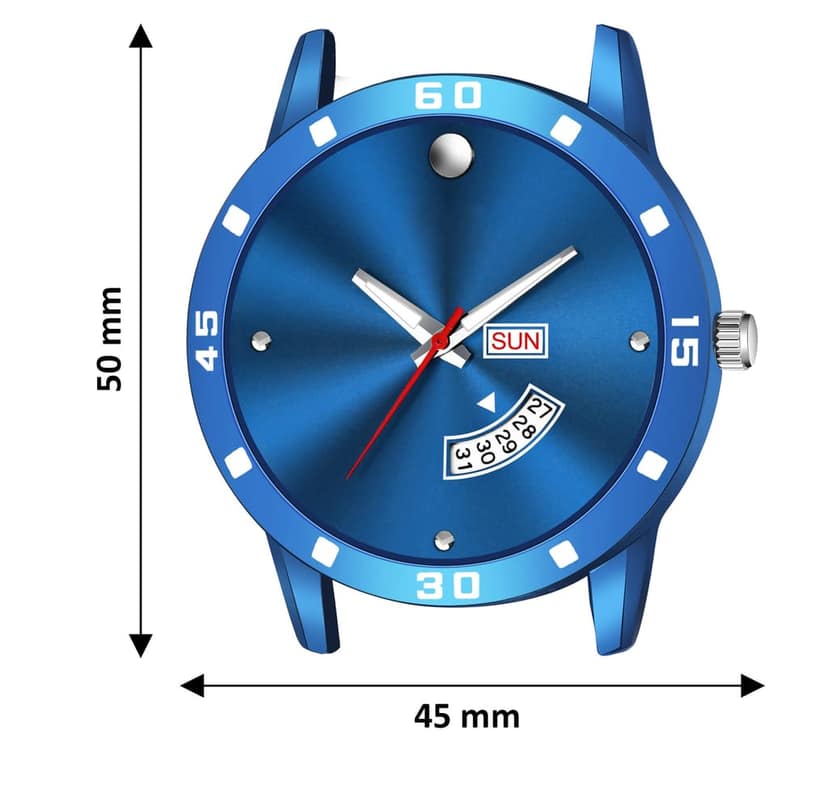 Black Classic Analog Watch for Men LR73 view 4