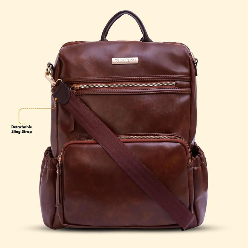 VISMIINTREND Women Bags | Stylish College Backpack | Backpack for Office Use | Travel Backpack | Vegan Leather | Waterproof | Laptop Backpack view 7