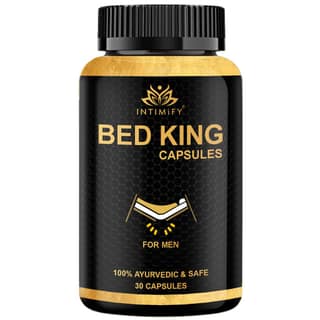 Intimify Bed King capsules for sex stamina, Sex Power, penis capsule, sex capsule, Extra Pleasure, Stamina & Power (30 caps)