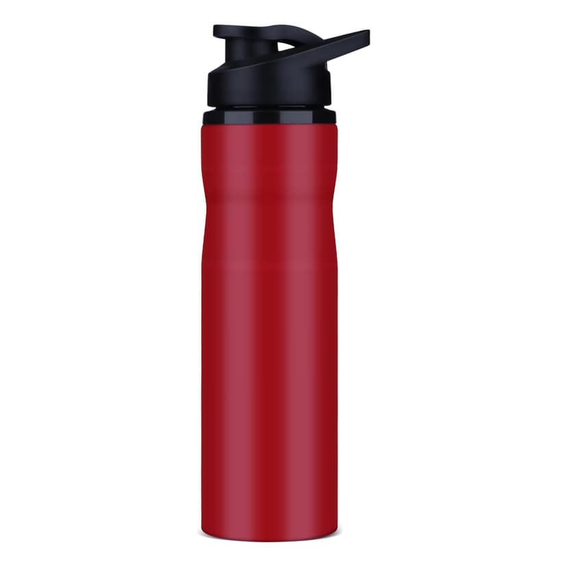 The Wallet Store Neon Stainless Steel Sipper Water Bottle - Red