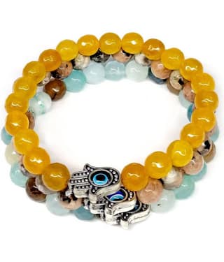 DAIVYA WELLNESS - Multicolor Bracelet ( Pack of 3 )