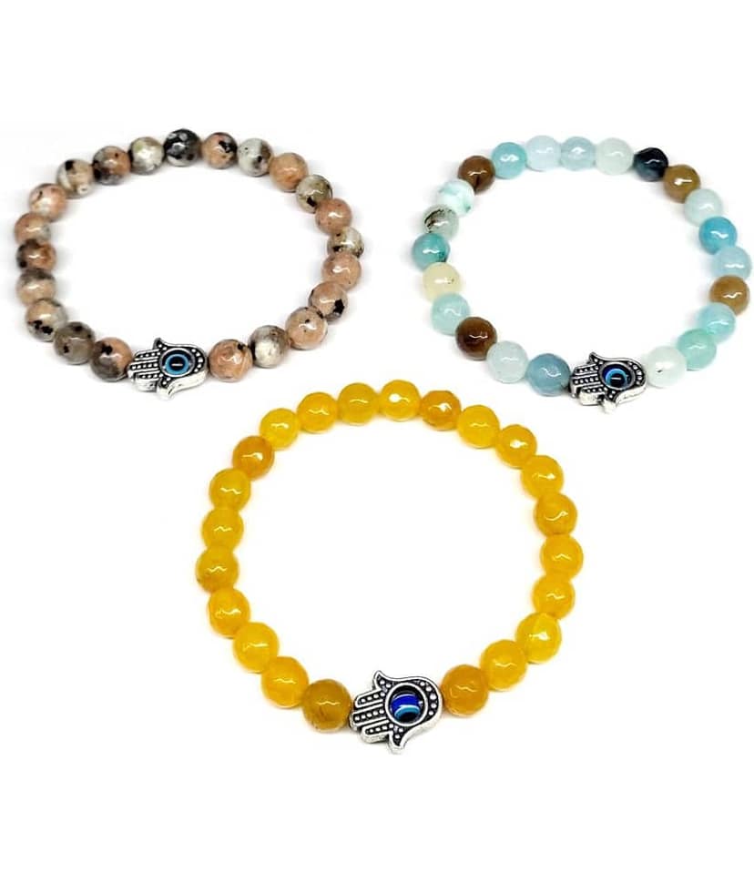 DAIVYA WELLNESS - Multicolor Bracelet ( Pack of 3 ) view 2