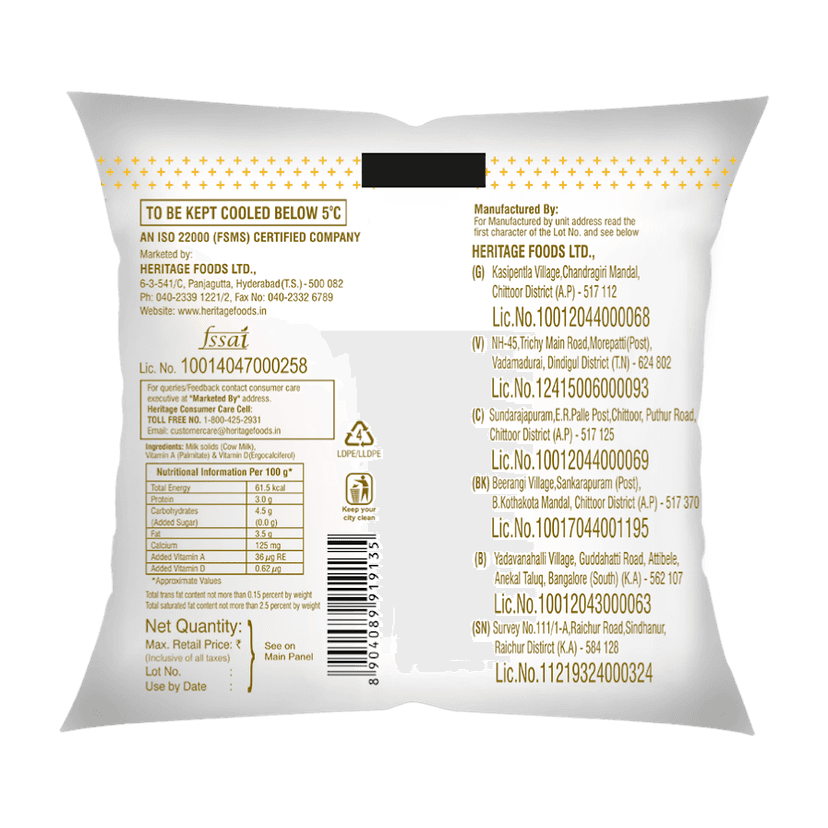 Golden Cow Milk 500 ml view 2