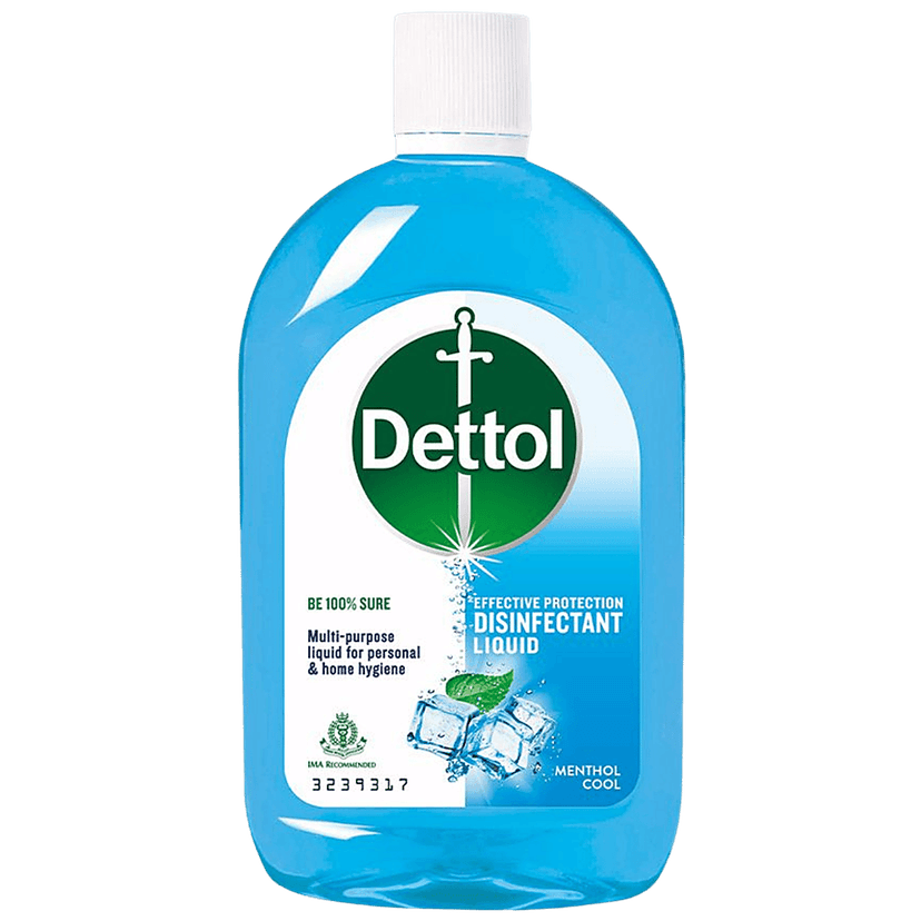Dettol Liquid Disinfectant For Personal Hygiene, Surface Disinfection, Floor Cleaner (Menthol Cool), 200Ml