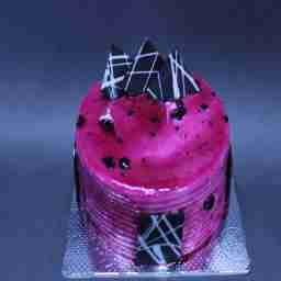 Eggless Blueberry Cake