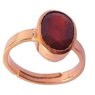 Manik 5.25 ratti Stone Ring for Men and Women Panchdhatu ring by CEYLONMINE