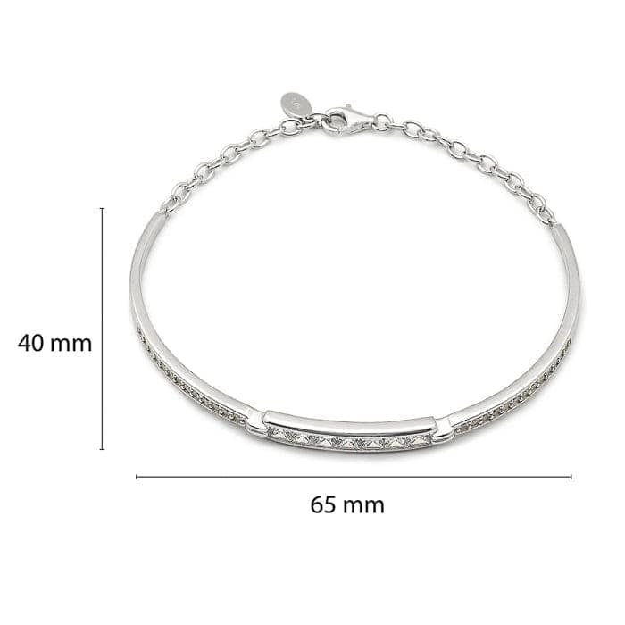 Silver Crystal Femme Bracelet view 6