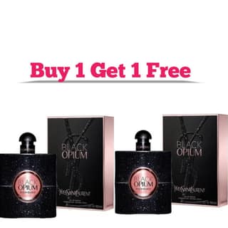 Black Opium by Yves Saint Laurent 90ml Eau de Parfum for Women - Buy 1 Get 1 Free