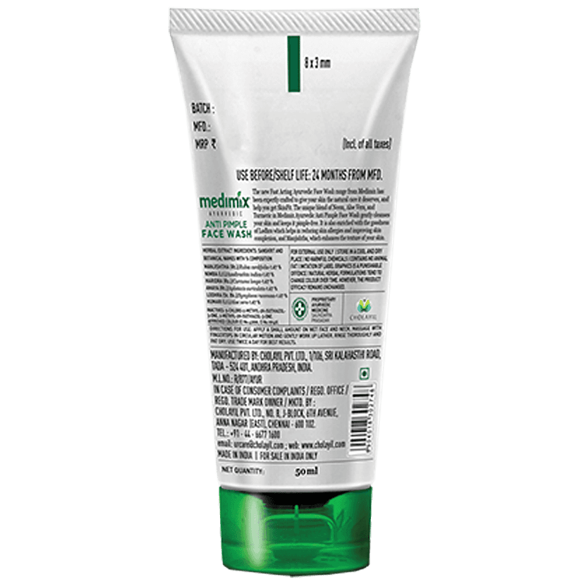 Medimix Ayurvedic Face Wash - Essential 6 Herbs, 50 Ml view 2