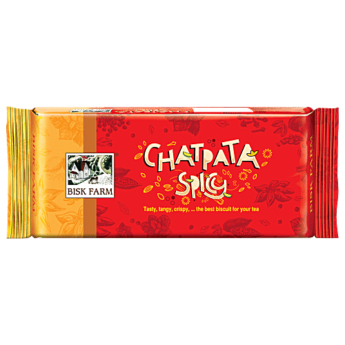 Bisk Farm Biscuit - Chatpata Spicy, 200 g Pouch