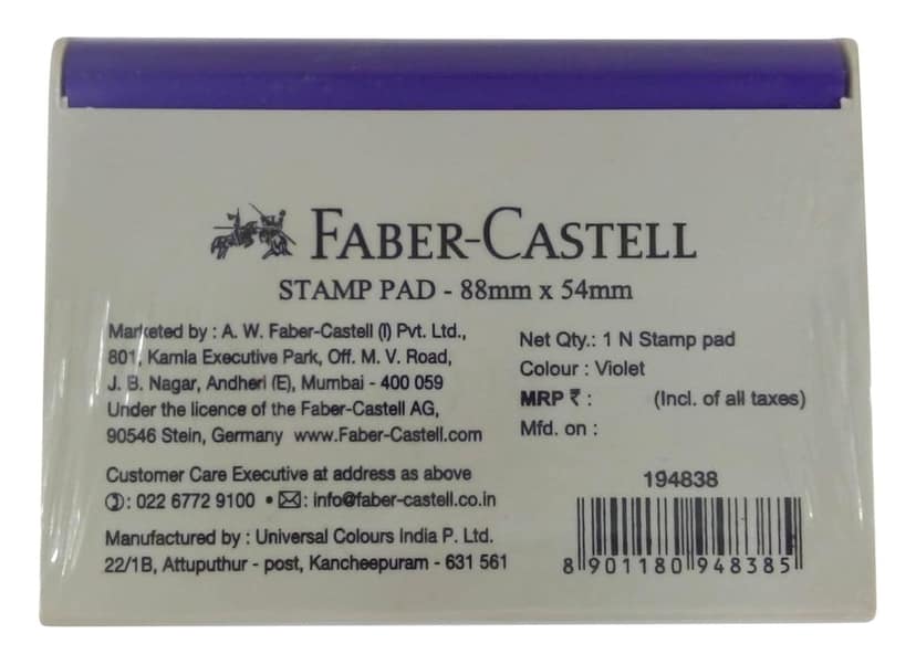 Faber-Castell Stamp Pad Small Violet view 3
