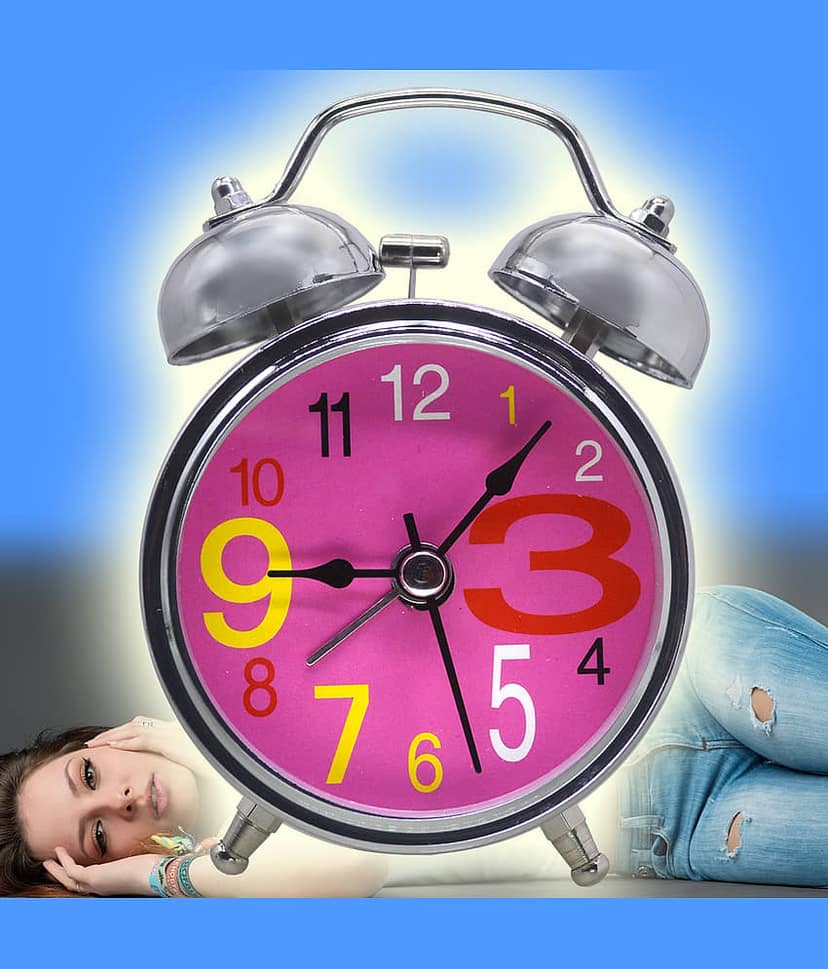 JMALL Analog Table Alarm Clock - Pack of 1