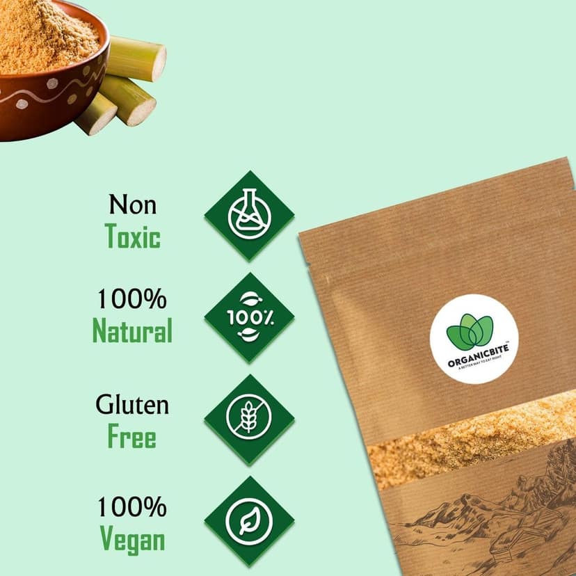 Organic Sugarcane Jaggery Powder view 5