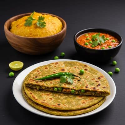 Mattar Paratha (1pc)
