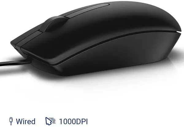 Dell MS116 USB Wired Optical Mouse