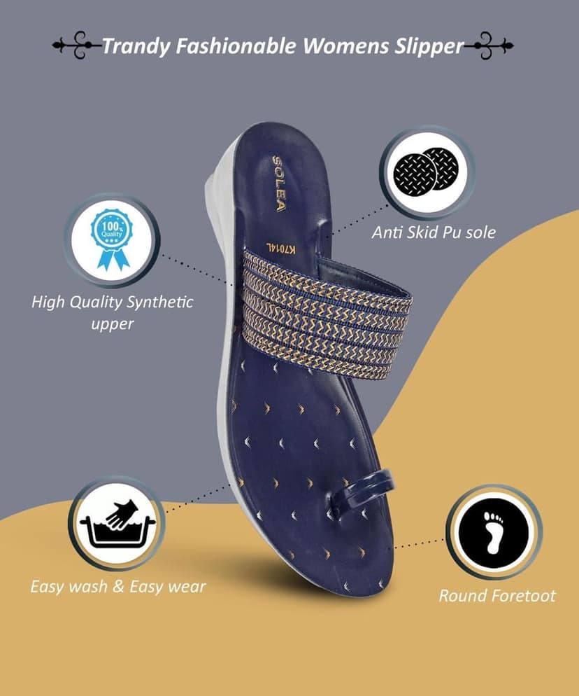 PUK7014L Stylish Lightweight & Durable Everyday Sandals for Women view 3