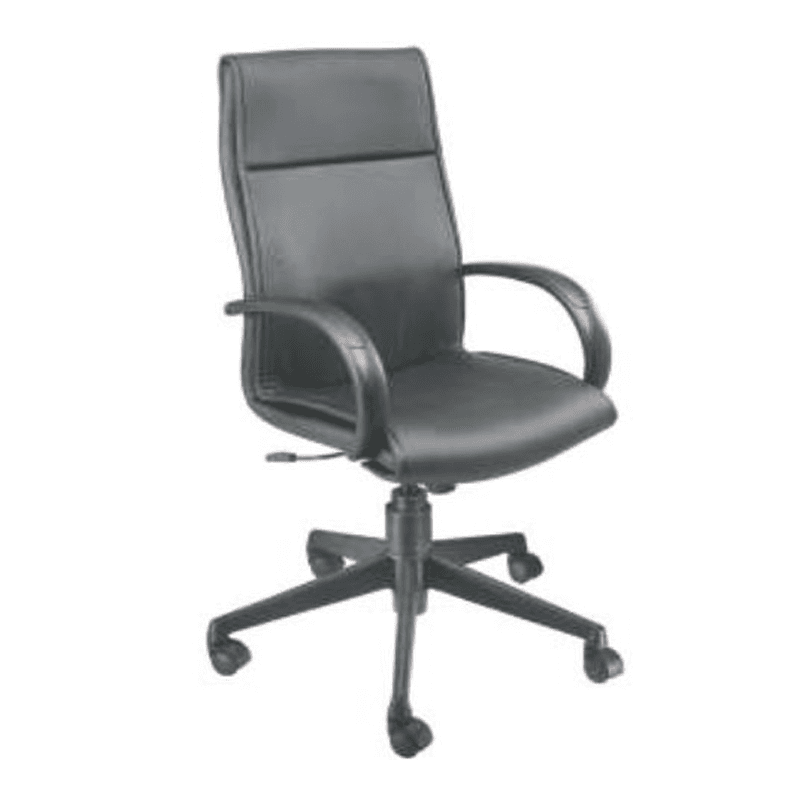 Next to Boss - Leatherette Revolving Chair With Cushioned Handle & Metal Base (CS-L13-HB)