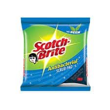 SCOTCH BRITE ANTIBACTERIAL PAD SMALL 1P