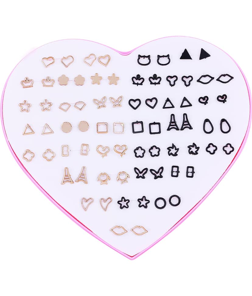 Stud Earring Elegant Multicolor Multi Designe Set Of 36 Earrings for girls