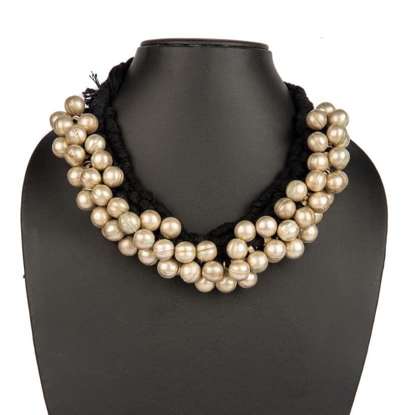 Tribes India Handmade Noor Ghoongru Necklace