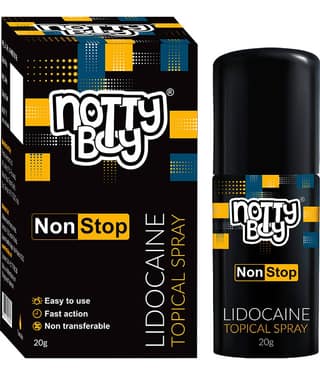 NottyBoy Non Transferable Long Last Spray For Men and Safe to Use Lubricant (20 g)