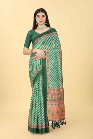 Women's Chanderi Digital Print Saree