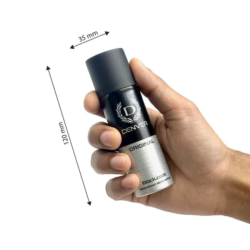 Denver Black Code, Pride & Imperial Nano Deodorant for Men 50ml (Pack of 3) view 3
