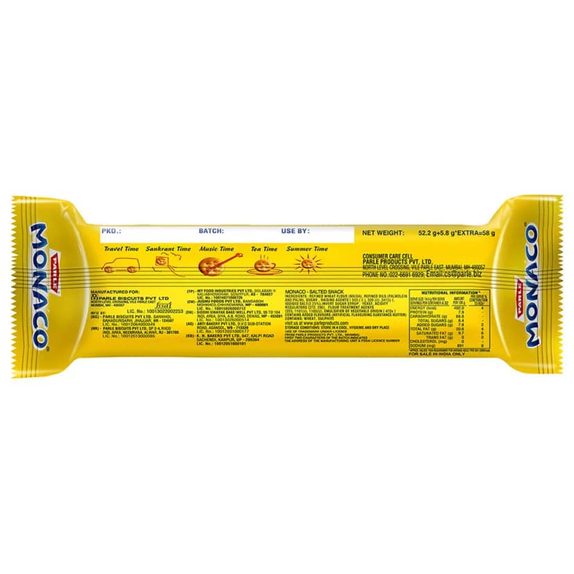 Parle Monacco Plain, 63 G view 2
