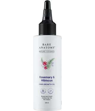 Bare Anatomy Rosemary & Hibiscus Hair Growth Oil enriched with Bhringraj, 100 ml