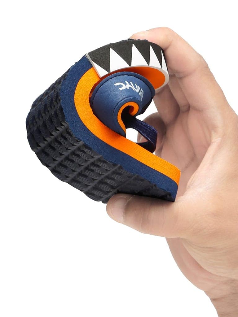 Premium Shark Flip-flops With Adjustable BackSupport - Orange (Unisex) view 9