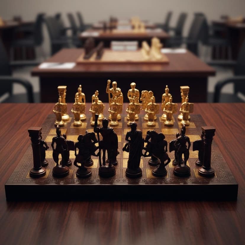 Brass Chess Traditional Set | Handmade Gift, Height : 4 Inch (BSMAS363 H)