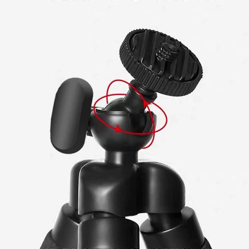 Flexible Mini Tripod Stand with Adjustable Mobile Holder view 4