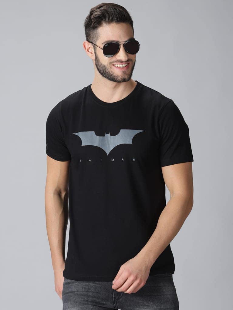 Cotton Black Batman T-Shirt