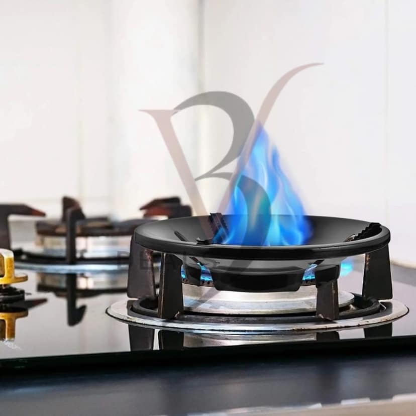 V3Deals Premium Gas Saver Stand – LPG Stove Burner Support, Energy Saving Trivet with Windproof 4-Leg Design, Heavy Duty 0.7mm Metal view 8