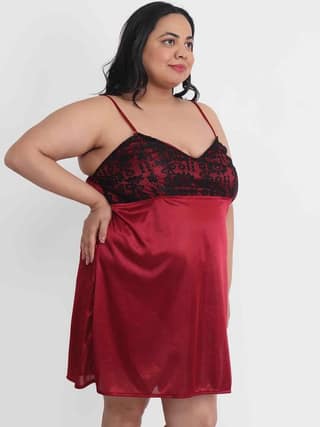 Plus Size Babydoll Bikini Dress for Honeymoon BB40M