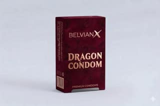 BelvianX Premium Condom, Ultra Thin Delay, Extra Large, Unscented, Latex Free, 6 Inch, Adult Male