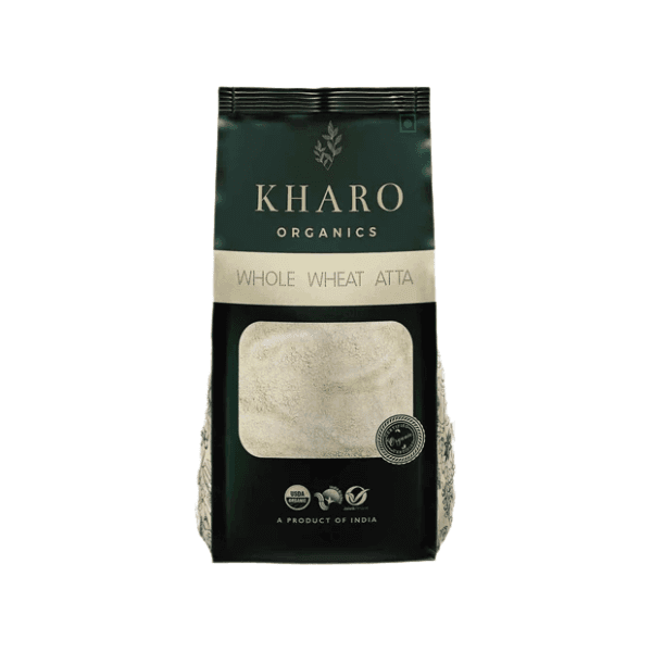 Kharo Organics Whole Wheat Flour 1 Kg Pack Of 3