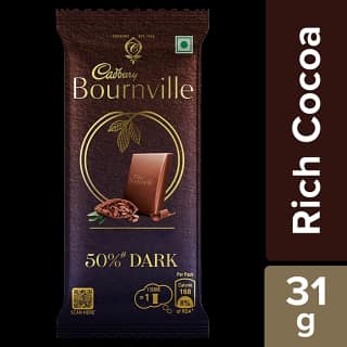Cadbury Bournville Rich Cocoa Dark Chocolate Bar, 31 G