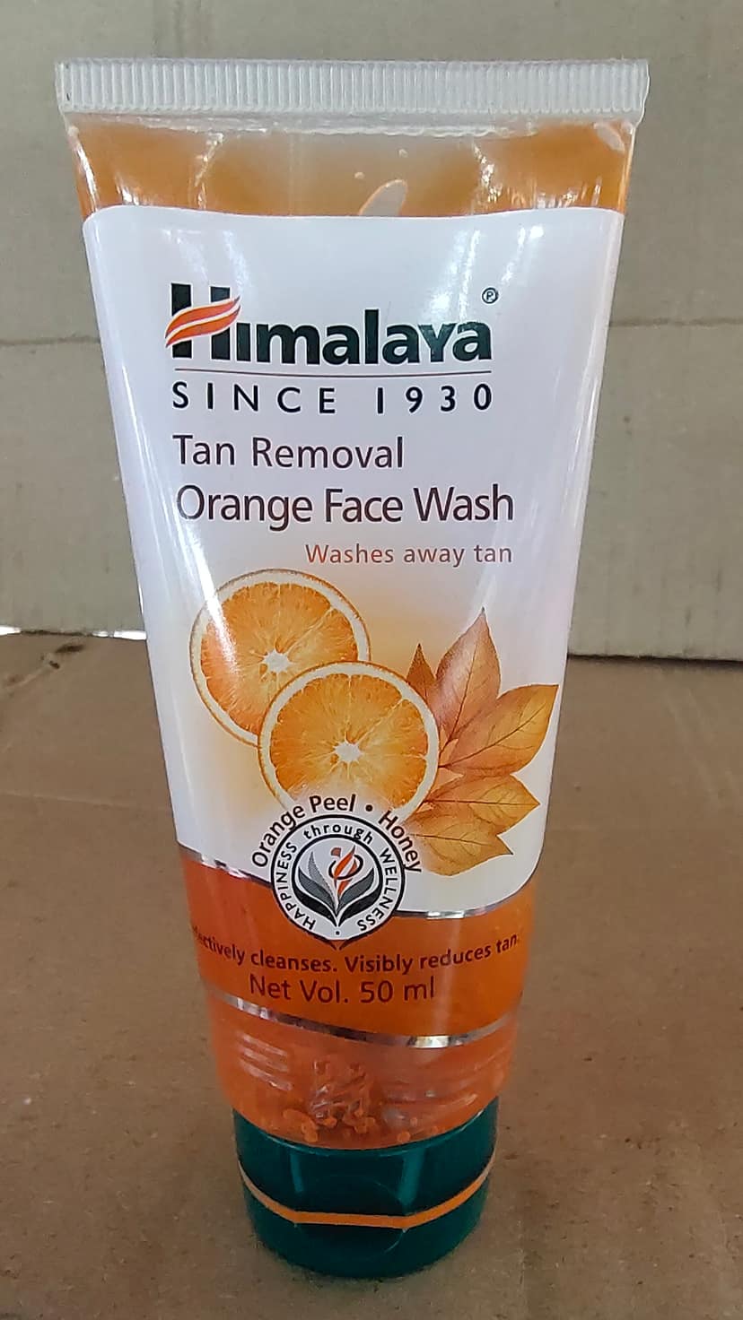 Himalaya tan removal orange face wash