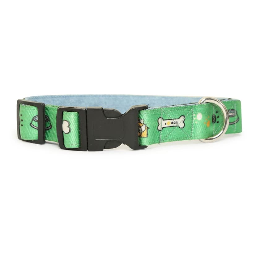 Fashion Wild Green Dog Collar & Leash for Pet Set. view 2
