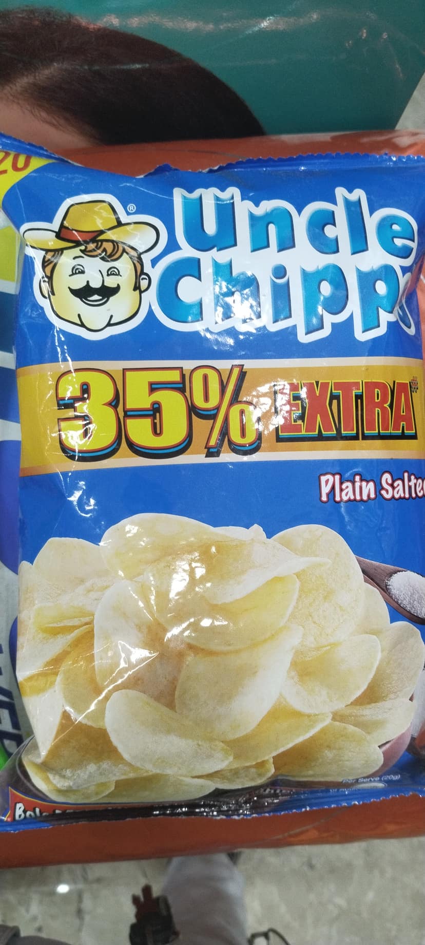 Uncle chips plain salted