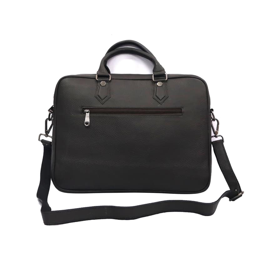 FHS Genuine Leather Laptop- Styles Bag for Men & Women view 2