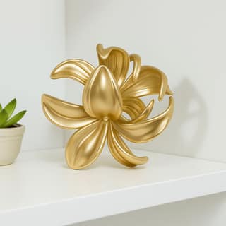 Metallic Mini Flower Claw Clip