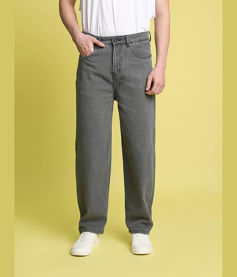 Bene Kleed Solid Men's Jeans - Grey ( Pack of 1 )